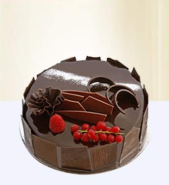 An irresistible mix of dark chocolate & the finest of cream on chocolate sponge dusted with sugar powder & glazed with dark chocolate Chocolate Sponge Cake